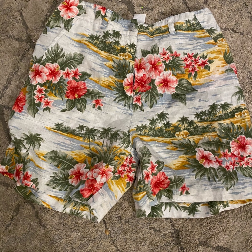 Jones New York sport linen shorts